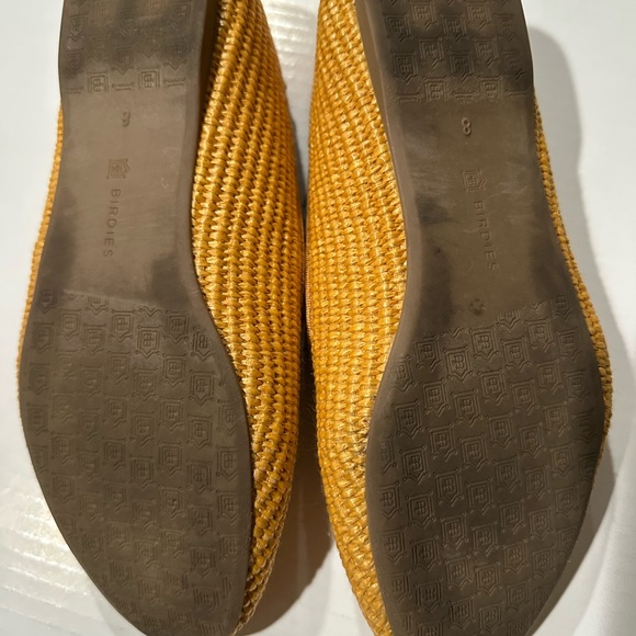 Birdies Mustard Yellow Woven Flats - Picture 3 of 3